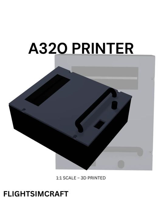 PREORDER A320 Printer Panel (Plug and Play)